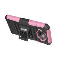 Galaxy J5 Case, HLCT Rugged Shock Proof Dual-Layer PC and Soft Silicone Case With Built-In Kickstand for Samsung... N24