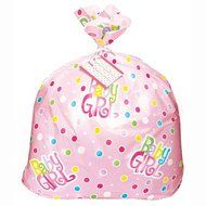 Pink Stork Girl Baby Shower Cupcake Kit for 24 N2