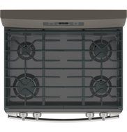 GE JGB645EEKES 30" Gas Freestanding Range with 4 Burners, Sealed Burner, Storage Drawer, 5.0 cu. ft. Primary Oven... N4