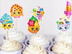 Shopkins Cupcake Picks Set of 12