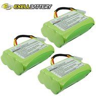 3x 7.2V Battery Fits NEATO VORWERK Vacuums Replaces 205-0001, 945-0005, 945-0006