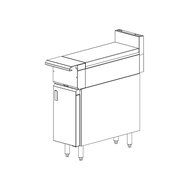 Vulcan VWT12B V Series Heavy Duty Range 12" work top storage base with cabinet d
