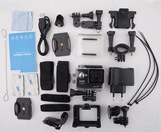 Anng W9 2.0 Inch WiFi Ultra HD Sport Action Camera Waterproof (Black) N3
