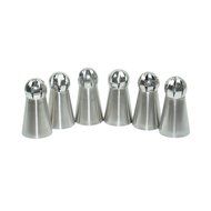 Naturebelle Sphere Ball Russian Stainless Steel Piping Nozzles Tips Icing Buttercream Flowers Tools DIY Baking... N6