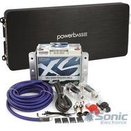 Power Bass Amplifier and Auxiliary Battery Kit Combo 2400W Max ASA1200.2X 2-Channel Amplifier + XP750 AGM Battery...