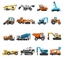 Construction Vehicles Edible Cupcake and Cookies Toppers (24)