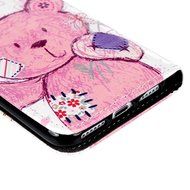 iPhone 7 Case (4.7 inch) - Wallet Folio Flip Premuim PU Leather Case Colorful Print Design with Stand Magnetic... N122