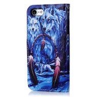 iPhone 7 Case (4.7 inch) - Wallet Folio Flip Premuim PU Leather Case Colorful Print Design with Stand Magnetic... N127