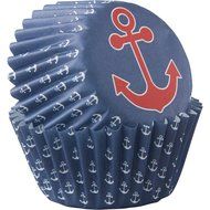Wilton 415-8760 100 Count Nautical Theme Mini Cupcake Liners