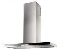 Best WC34E90SB 36" Eclisse Wall Mount Chimney Hood with Heat Sentry Mesh Grease Filters Clean Filter Reminder...
