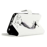 S6 Edge Case,Samsung Galaxy S6 Edge Case - Wallet Folio Flip Premuim PU Leather Case Colorful Print Design with... N51