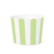Paper Eskimo Baking Cups with Red Stripes, 25-Pack N14