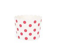 Paper Eskimo Baking Cups with Red Stripes, 25-Pack N15