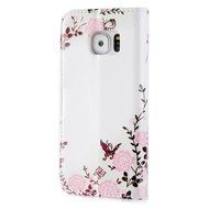 S6 Edge Case,Samsung Galaxy S6 Edge Case - Wallet Folio Flip Premuim PU Leather Case Colorful Print Design with... N52