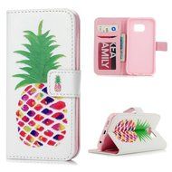 S6 Edge Case,Samsung Galaxy S6 Edge Case - Wallet Folio Flip Premuim PU Leather Case Colorful Print Design with... N53