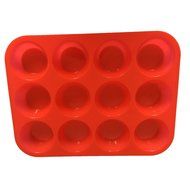 Generic Silicone Muffin Cupcake Baking Pan Non-Stick Dishwasher Microwave Safe