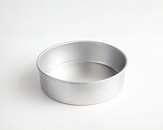 Cake Pan Set of 3, 6&quot;, 8&quot; 10&quot;, Round 3 Inches Professional Aluminium Pans N3