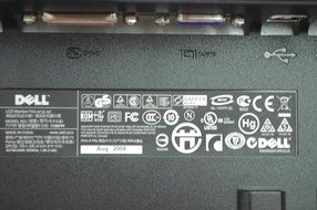 17&quot; Dell 1708FPf DVI LCD Monitor w/USB Hub (Black) N6