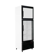 278L 2-Door Display Showcase Commercial Upright Refrigerator Beer Soda Beverages Drinks Merchandise Bottom Cooler... N2