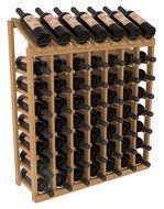 Wine Racks America Ponderosa Pine 7 Column 8 Row Display Top Kit. 13 Stains to Choose From! N7