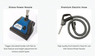 2016 SIRENA 2 SPEED 1200w Vacuum w/ Power Nozzle Total Home Cleaning System w/ Exclusive Bonus Items + 4 Fragrance... N4