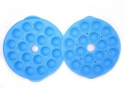 18 Silicone Ball Shaped Pop Cupcake Mold , Lollypop Sticks Baking Tray for Baking Hard Candy Chocolate with Silicone... N5