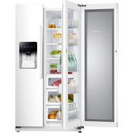 Samsung RH25H5611WW 24.7 Cu. Ft. White Side-By-Side Refrigerator - Energy Star N2