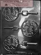 BRIDAL SHOWER POPS wedding Chocolate candy mold with &copy; molding Instructions - set of 2