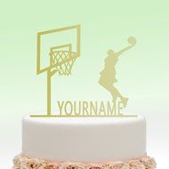 ivisi Personalized Wedding Cake Topper Custom Initial Name Decoration Anniversary Gift (Design 10) N14
