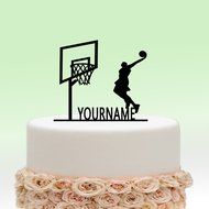 ivisi Personalized Wedding Cake Topper Custom Initial Name Decoration Anniversary Gift (Design 10) N16