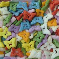 Marshalls Creek Spices All Natural Vegan Cake Decorations, Sprinkles, Rainbow Alphabet, 16 Ounce N39