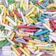 Marshalls Creek Spices All Natural Vegan Cake Decorations, Sprinkles, Rainbow Alphabet, 16 Ounce N42