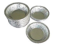 Wilkinson A90 3 3/8" (50 Pans) Aluminum Foil Tart Pan Disposable Baking Mini-pie Plate Tin