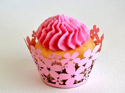 Cupcake Wrappers Cherry Blossom Pink