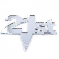 21st Cake Topper Mirror - 6cm with 4cm spike N2