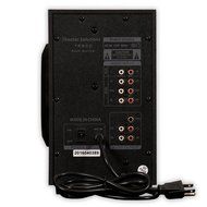 Theater Solutions TS522 Home Theater 5.1 Speaker System 500 Watts with Powered Sub and USB Drive N4