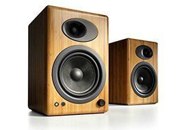 Audioengine A5+ Bamboo (Pair) Premium Powered Speakers - Free Shipping - NEW