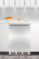 5.5 cu. ft. Commercial Built In All-Refrigerator in White w/SS Door &amp; Horizontal Handle FF67BISSHH