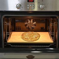 Rectangle Pizza Stone for Crispy Crust - 14"x17" for Oven n Grill with Gift Packaging - Home Baking n Cooking... N4