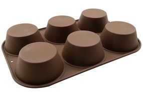 Marathon Housewares KW200016RD Premium Silicone Bakeware Jumbo Muffin Pan, Red N12