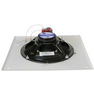 Quam SYSTEM 3/VC 8" Slanted Speaker w/Volume Control 5W-25/70V White N3