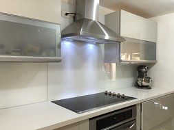 La Cuisine 36" LOH8203-13-GR European Style Wall Mount Stainless Steel Ductless Range Hood Vent W/ Touch Panel... N8