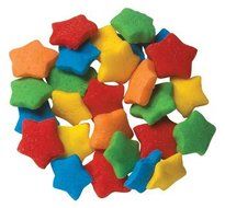 BRIGHT STAR Sugar QUINS Edible Sprinkles CupCake Cake Decoration Topper Decors