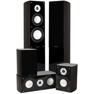 Fluance XL5FDW High Performance Three-Way Floorstanding Tower Speakers - Dark Walnut N4