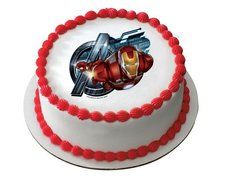 The Avengers - Iron Man Edible Image Cake Topper / 1 Image