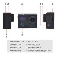 Crazepony Hawkeye Firefly 7S Action Camera Wifi HD Sportcam 4K 120 Degree 7mm Lens Sony CMOS Playback Preview... N7
