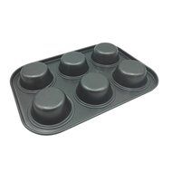 Carbon Steel Nonstick 6-Cup Muffin Pan