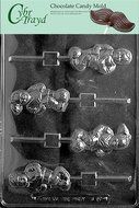 Cybrtrayd S097 Sports Chocolate Candy Mold, Soccer Girl/Boy Lolly