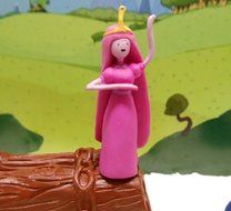 Adventure Time and Regular Show Birthday Cake Topper Set Featuring Finn, Jake, Princess Bubblegum, Ice King and... N8