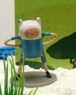 Adventure Time and Regular Show Birthday Cake Topper Set Featuring Finn, Jake, Princess Bubblegum, Ice King and... N9